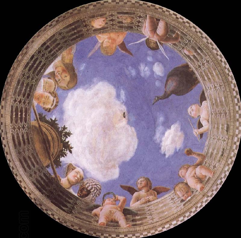Andrea Mantegna Detail of Ceiling from the Camera degli Sposi China oil painting art